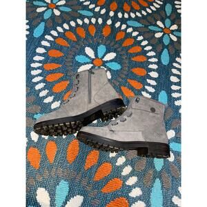 Blowfish Malibu Gray Combat Boots – Size 8.5